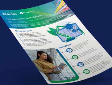 flyer sobre testingON