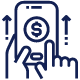 Digital payment icon representing financial transactions and digital services